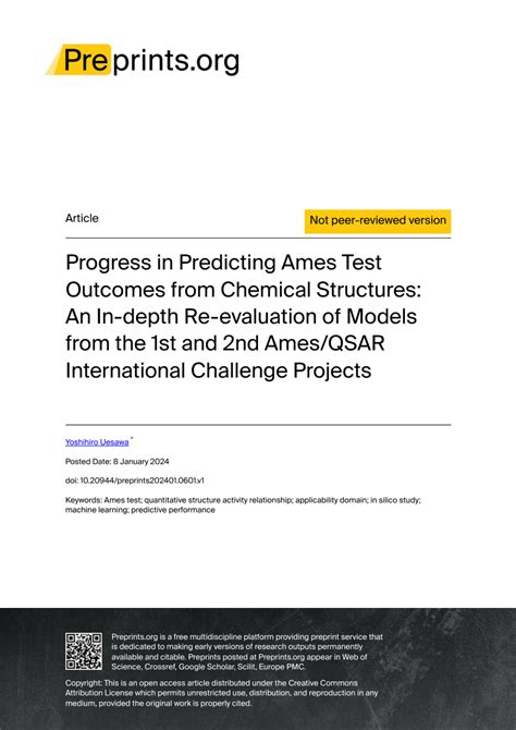 ames test results interpretations|Progress in Predicting Ames Test Outcomes from Chemical .